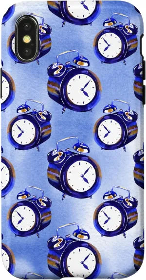 iPhone X/XS Books Glasses Clocks Home Office Digital Background Case