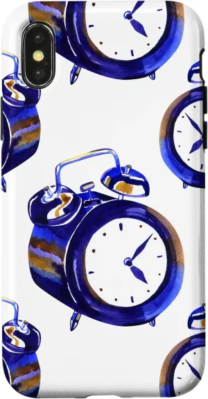 iPhone X/XS Books Glasses Clocks Home Office Digital Background Case