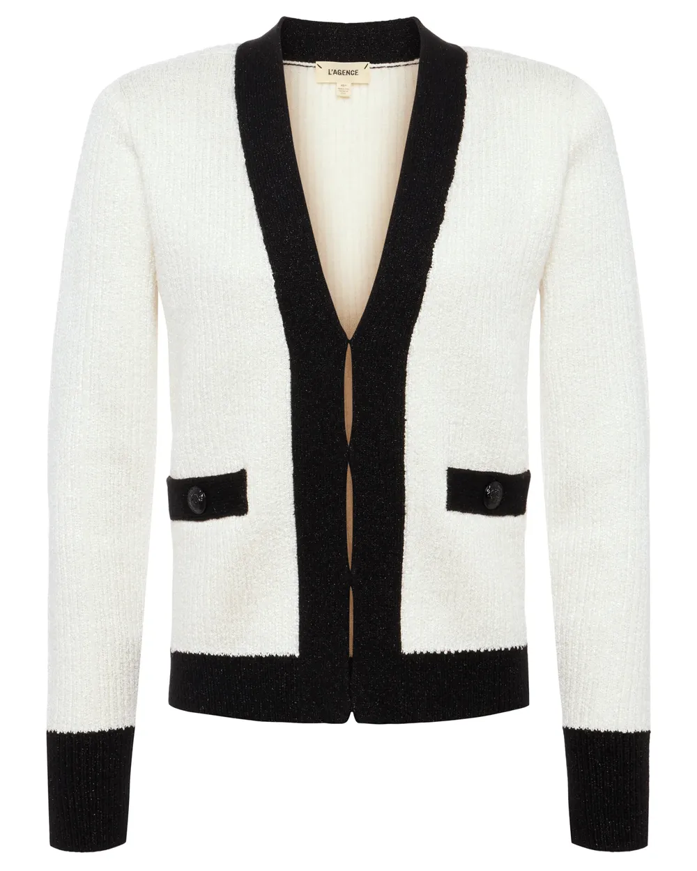 Ivory Sequin Black Jinny Cardigan