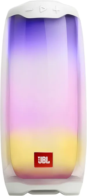 JBL Pulse 4 Portable Bluetooth Speaker (White)