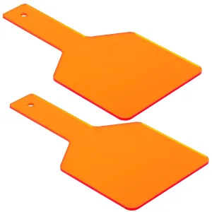 JMU 2 Pcs Dental Shield Plate, Handheld Dental Shade Board, Dental Light Curing Shield Eye Protective Plate