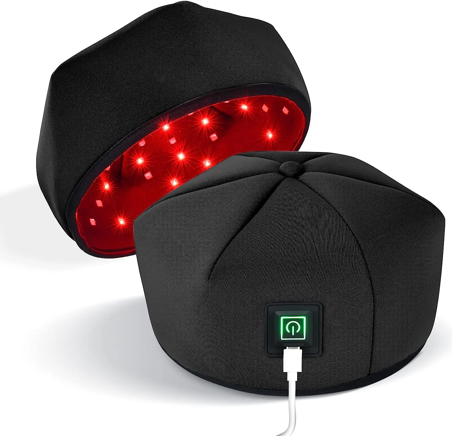 Laser Red-Light Therapy Hat Hair Growth, Dual Wavelength Technology