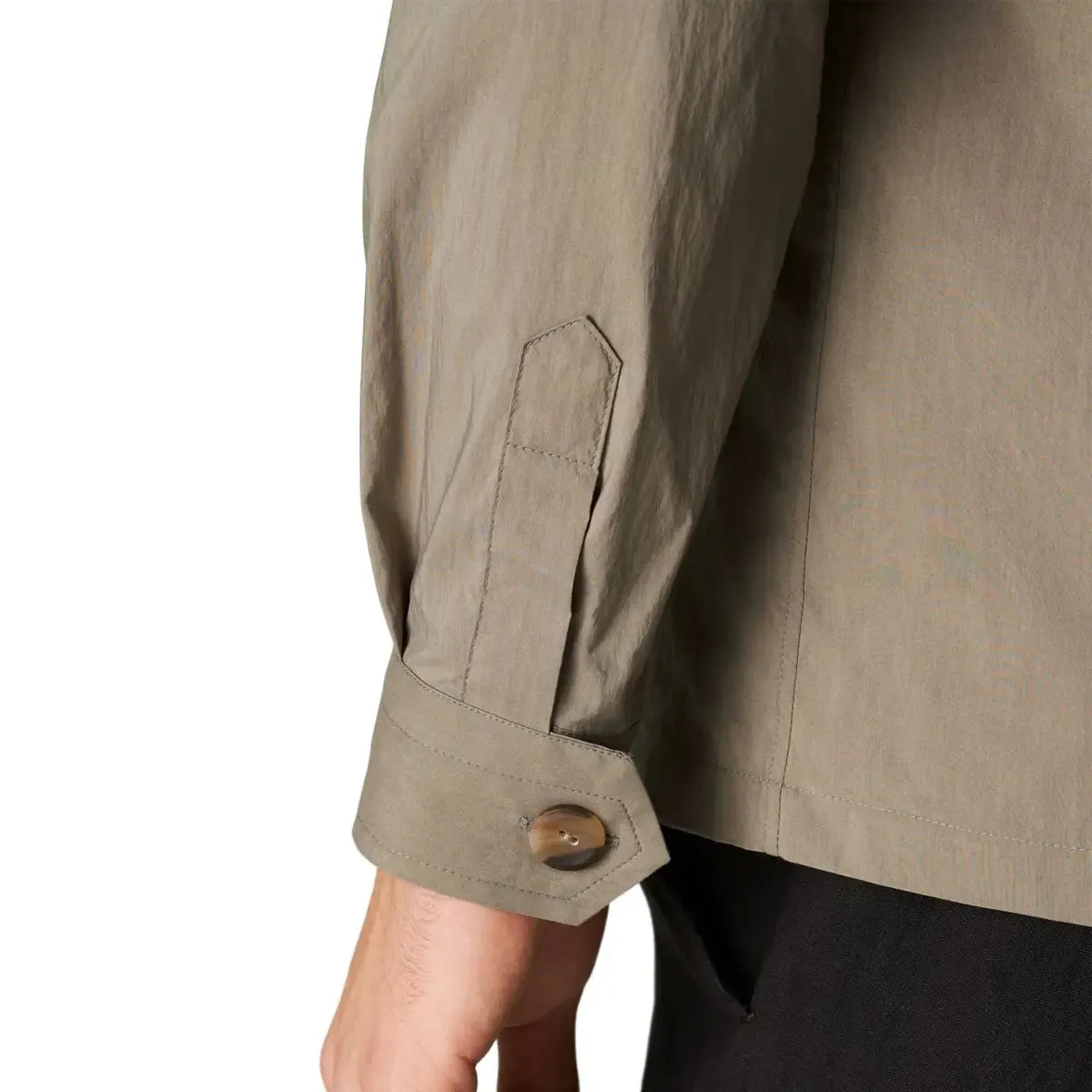 Light Brown Wind Technical Overshirt