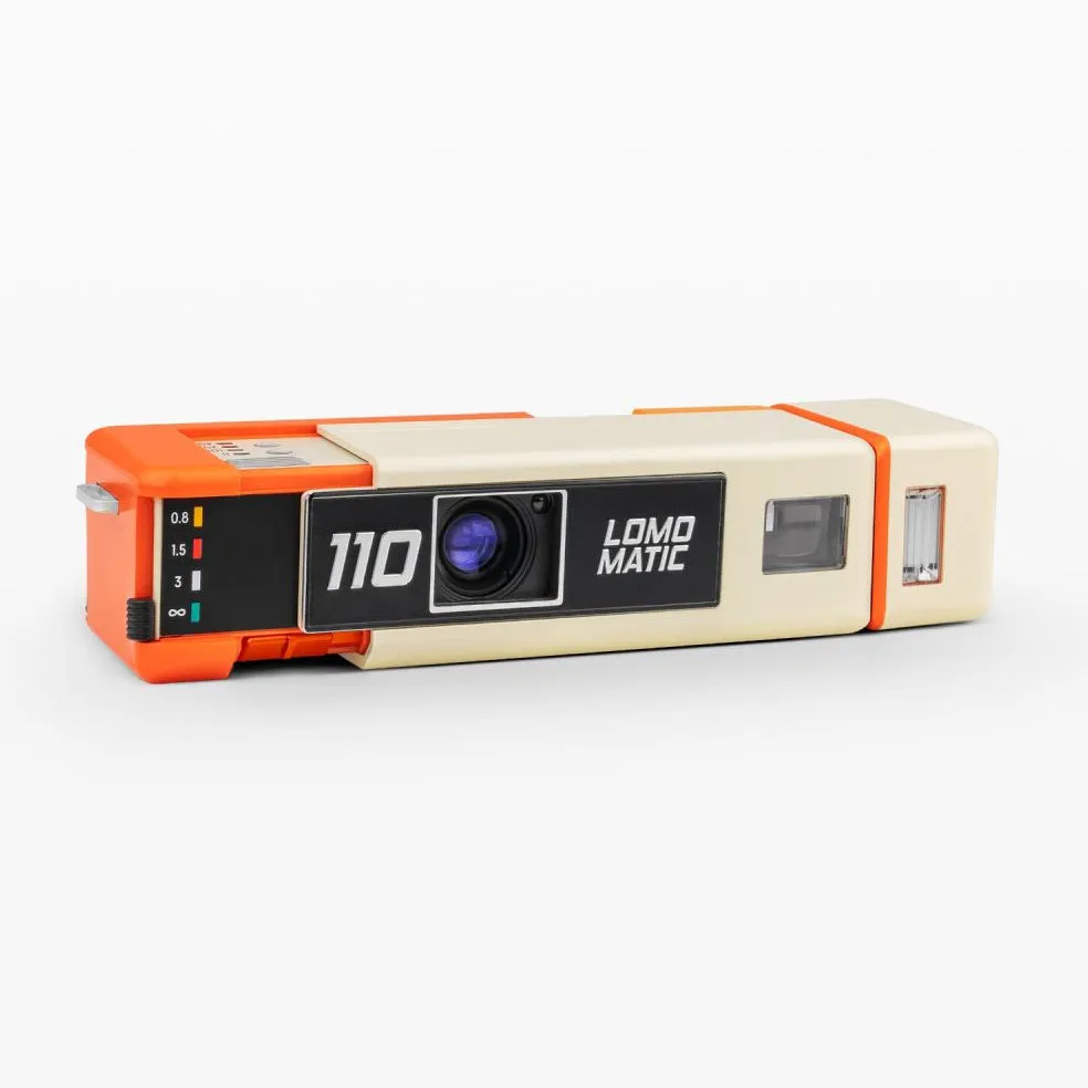 Lomomatic 110 Camera & Flash - Golden Gate Edition