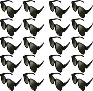 Lot of 20x RealD Technology 3D Polarized Glasses for TV/Movies/Cinema/HD