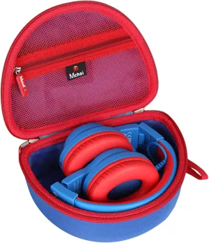 Mchoi Kids Headphones Case Suitable for iClever HS19 / BTH12 / Candy Bila/MIDOLA MD-B01 / noot Products/EarFun/IMYB Foldable Kids Headphones, Case Only