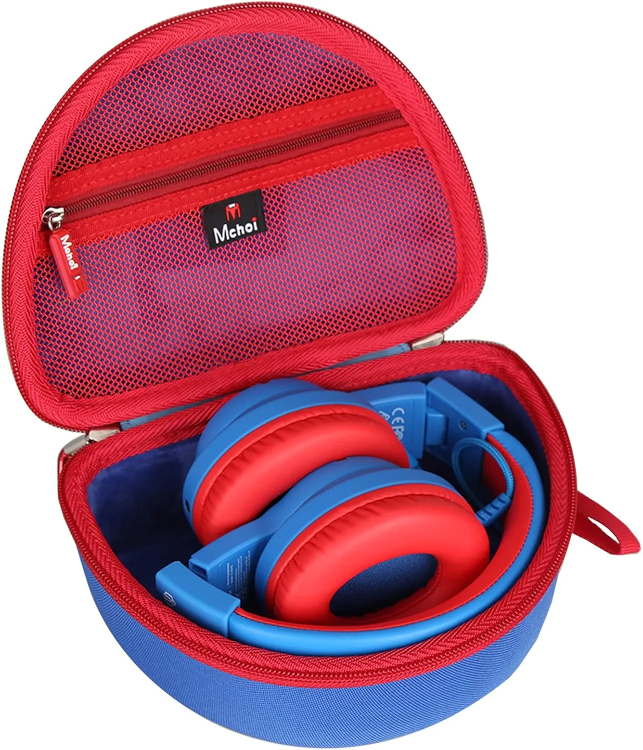 Mchoi Kids Headphones Case Suitable for iClever HS19 / BTH12 / Candy Bila/MIDOLA MD-B01 / noot Products/EarFun/IMYB Foldable Kids Headphones, Case Only