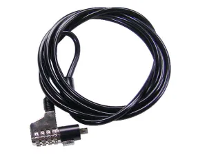 New Dell OEM 5-Foot Combo Type Universal Notebook Security Cable Lock 9M331
