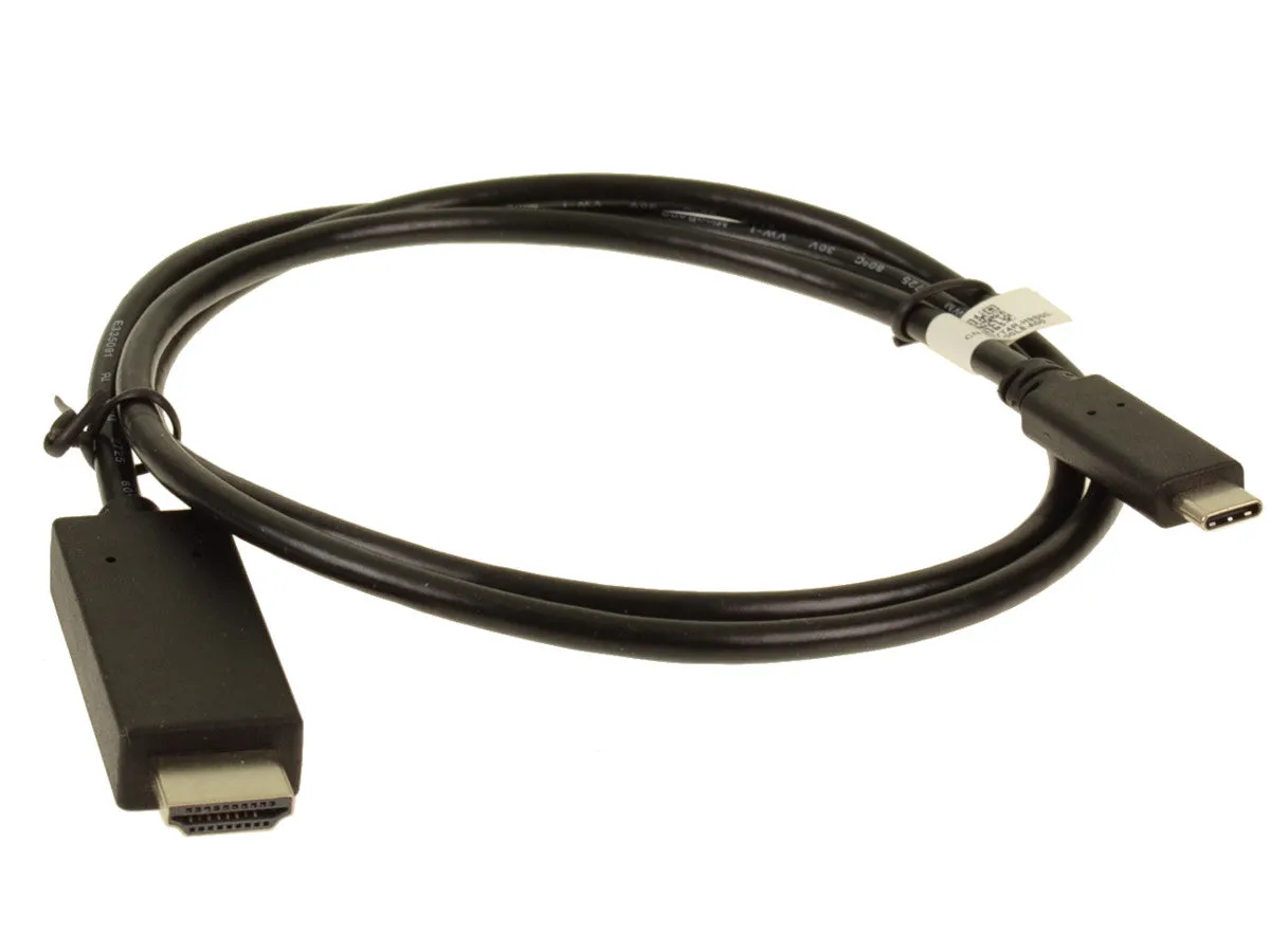 New Dell OEM USB-C M to HDMI M Dongle Adapter Cable 3FT GYT4R