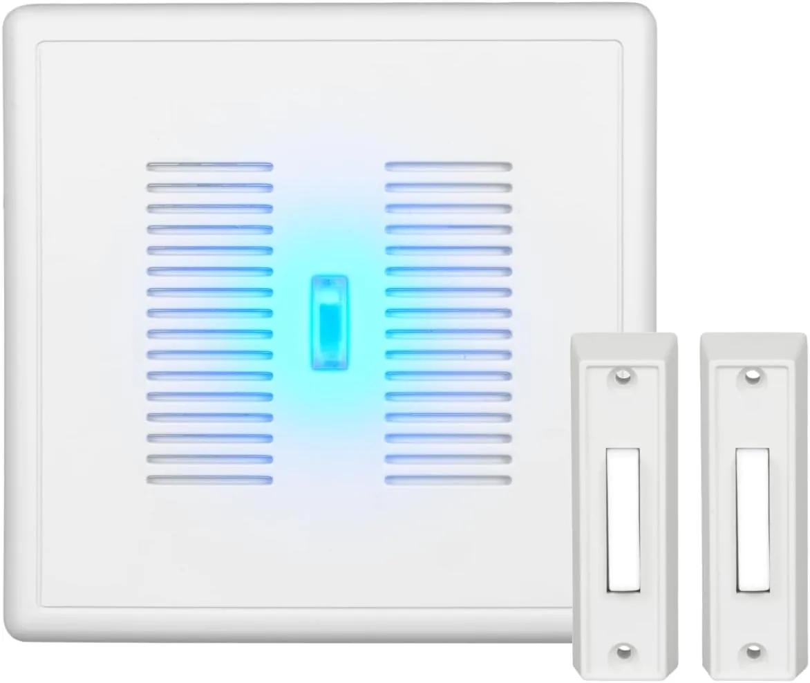 NICOR Lighting PRCP2A PRCP2 Door Chime Kit, White