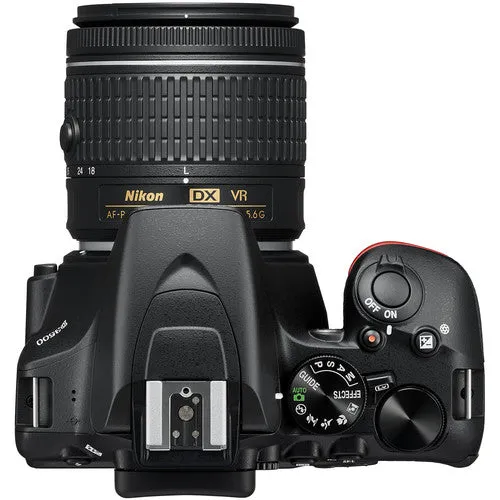 Nikon D3500 Dslr Camera Black Bluetooth Vr Digital Full Hd 18-55mm Lens Kit Slr 1590