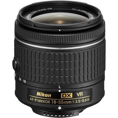 Nikon D3500 Dslr Camera Black Bluetooth Vr Digital Full Hd 18-55mm Lens Kit Slr 1590