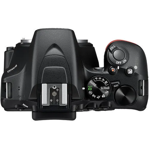 Nikon D3500 Dslr Camera Black Bluetooth Vr Digital Full Hd Body Slr 1590 B