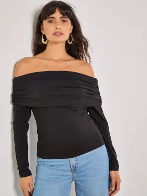 Off the Shoulder Long Sleeve