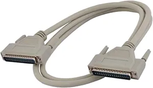 Parallel Printer Cable Male to Male DB37 37 Pin Serial Extension Cable 1.5M/5Ft Length- (G7.23)