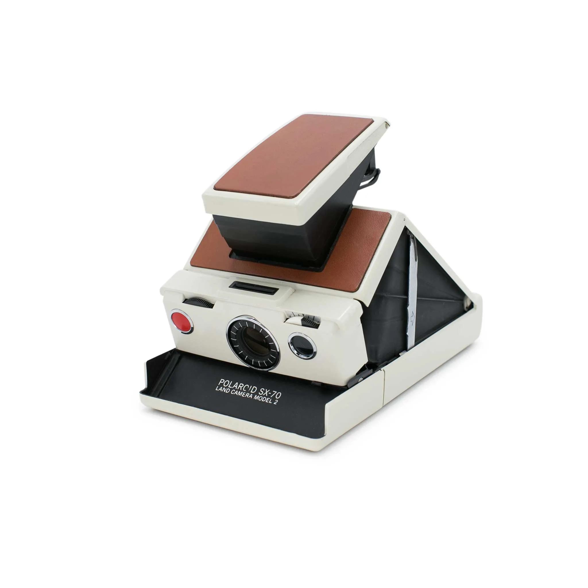 Polaroid SX-70 :: Model 2 :: White : Tan