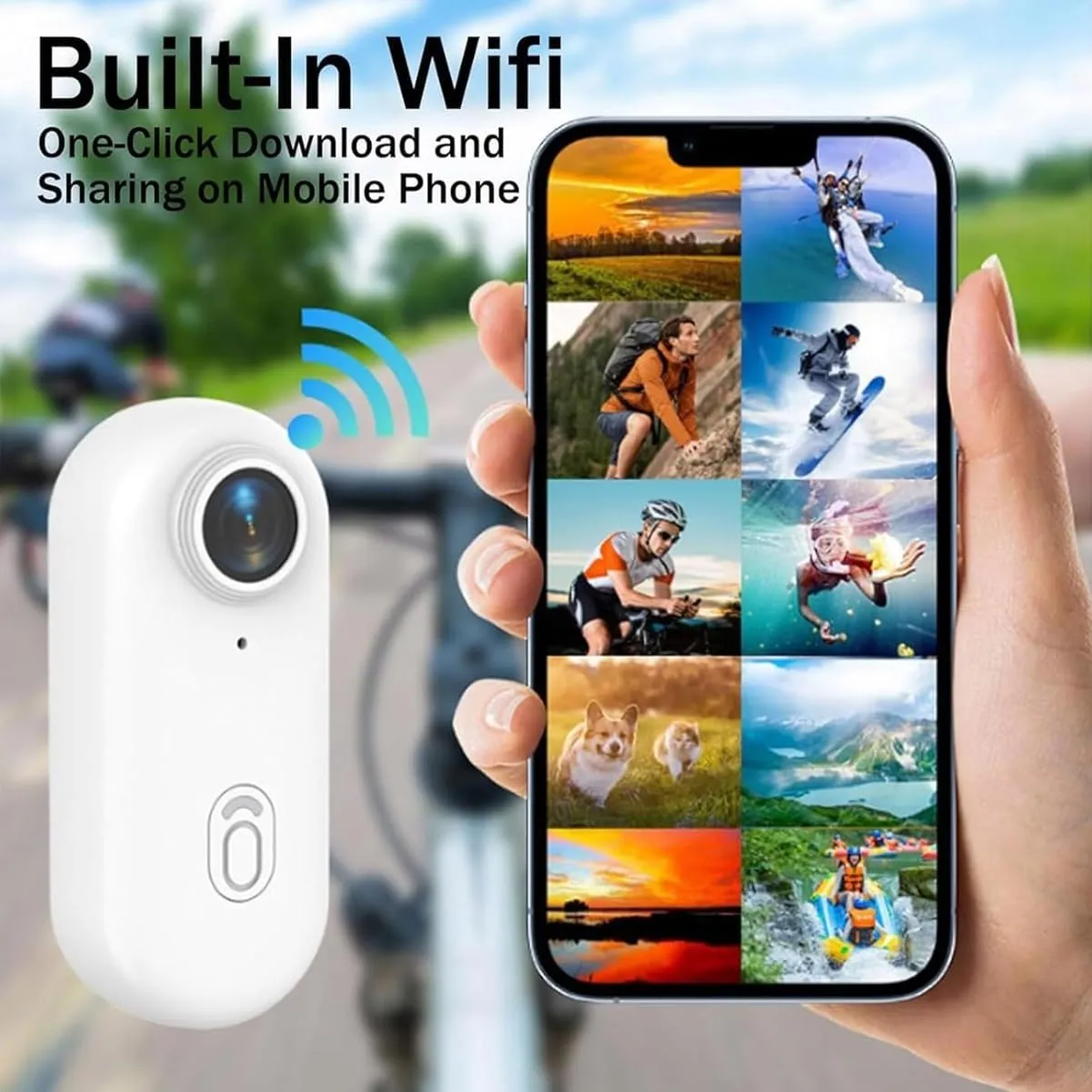 Pro Field Cam, Snapcam, Wearable Thumb Action Camera, Go Snap Body Cam, HD 1080p/4k Pocket Mini Body Camera, Portable Vlogging with Spring Clip, Hands-Free Pov Recording Helmet Cameras(Black,4K)