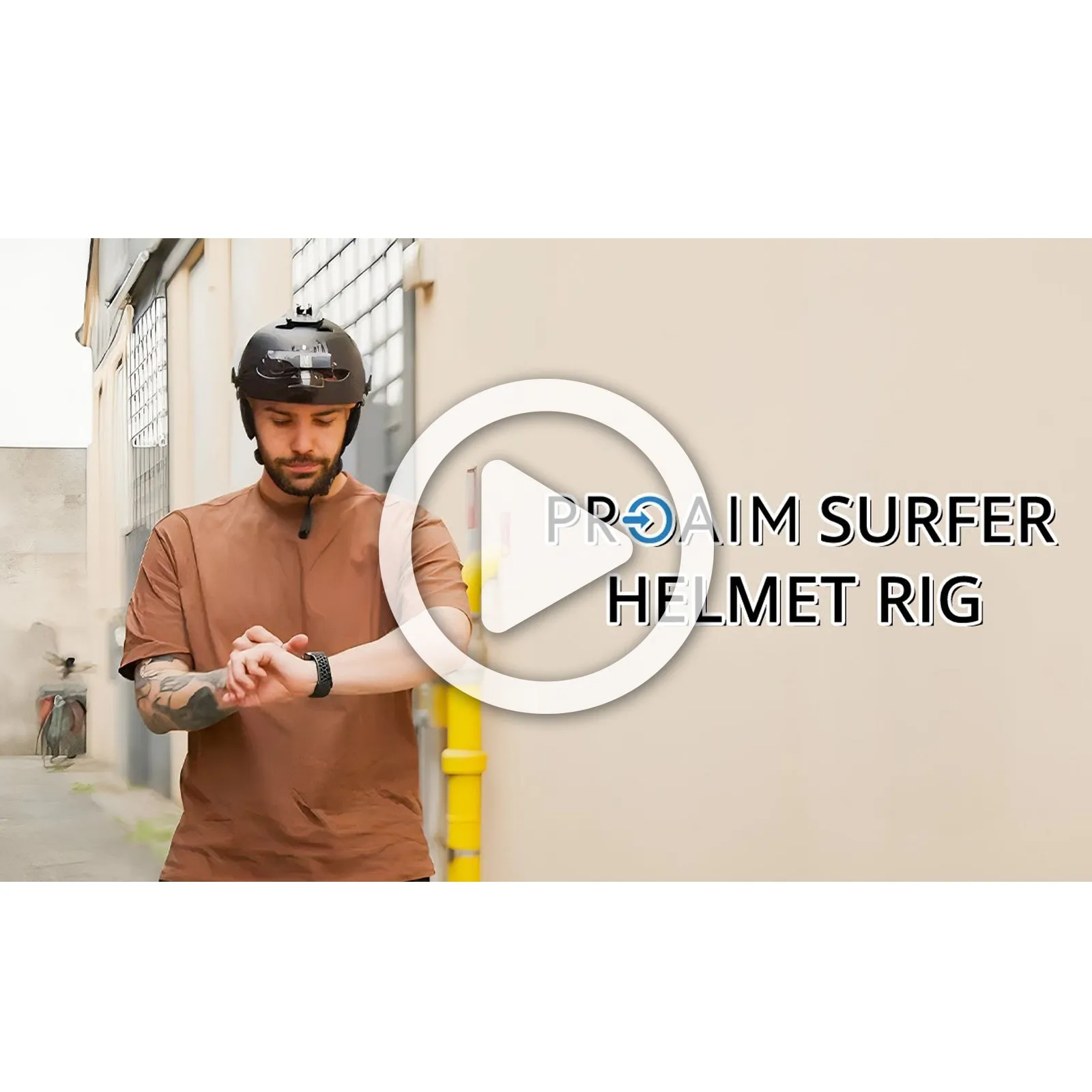 Proaim Surfer Helmet Rig for DSLR Camera / Smartphone | For Film & Photography