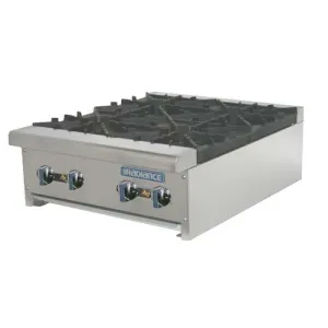 Radiance TAHP-24-4 24" Counter Top 4 Burner Gas Commercial Hotplate