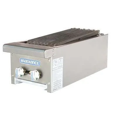 Radiance TARB-12 12"  Gas Countertop Charbroiler