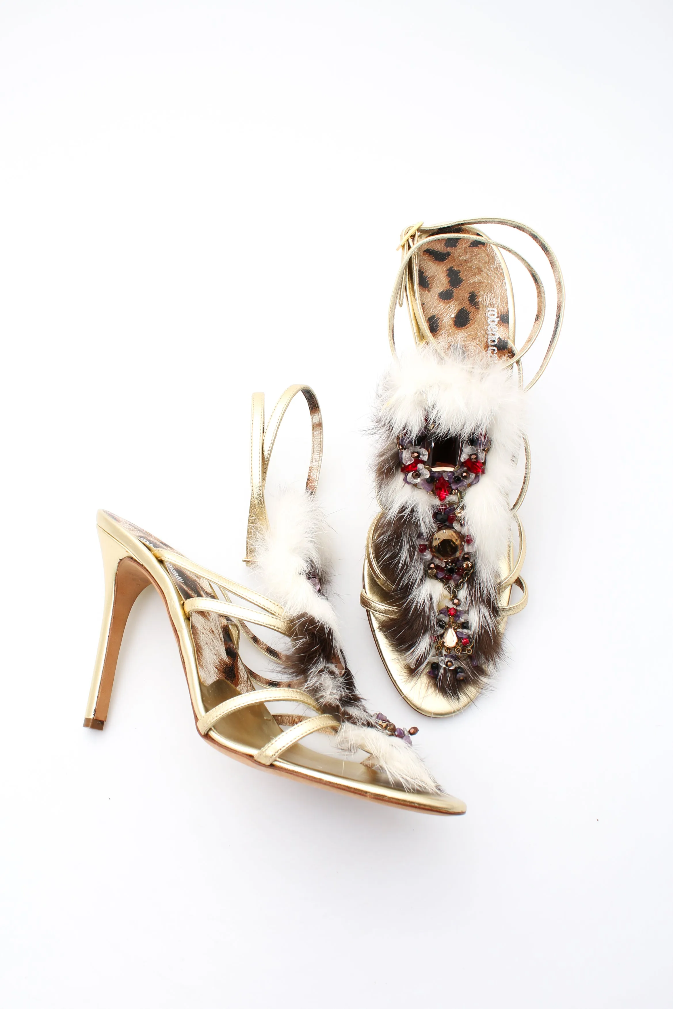 Roberto Cavalli Fur Heels