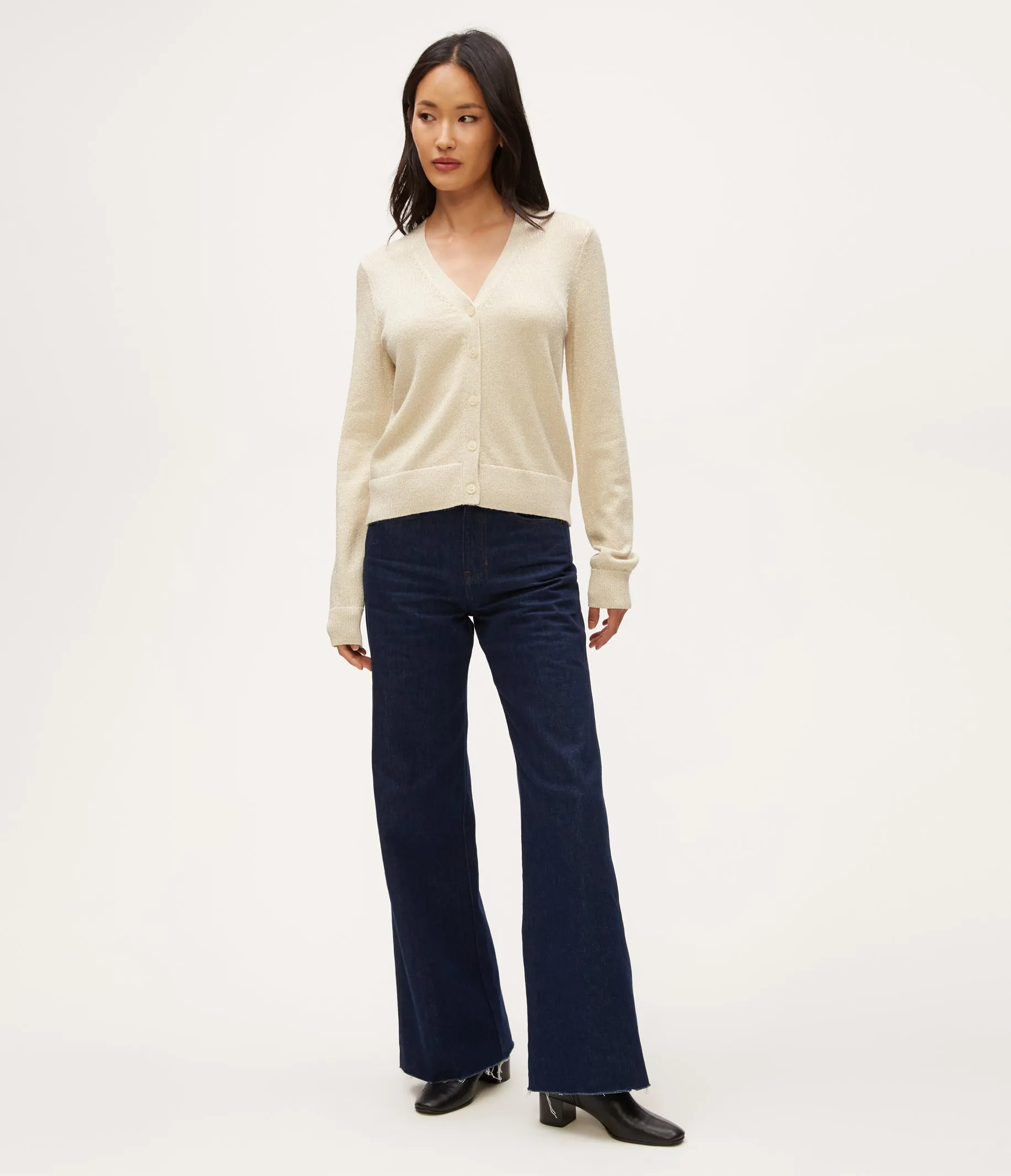 Ruiz Metallic Cardigan