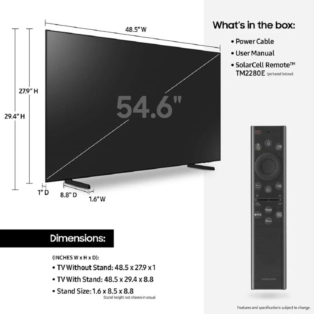 SAMSUNG 55-Inch Class QLED Q60B Series - 4K UHD Dual LED Quantum HDR Smart TV with Alexa Built-in (QN55Q60BAFXZA, 2022 Model)