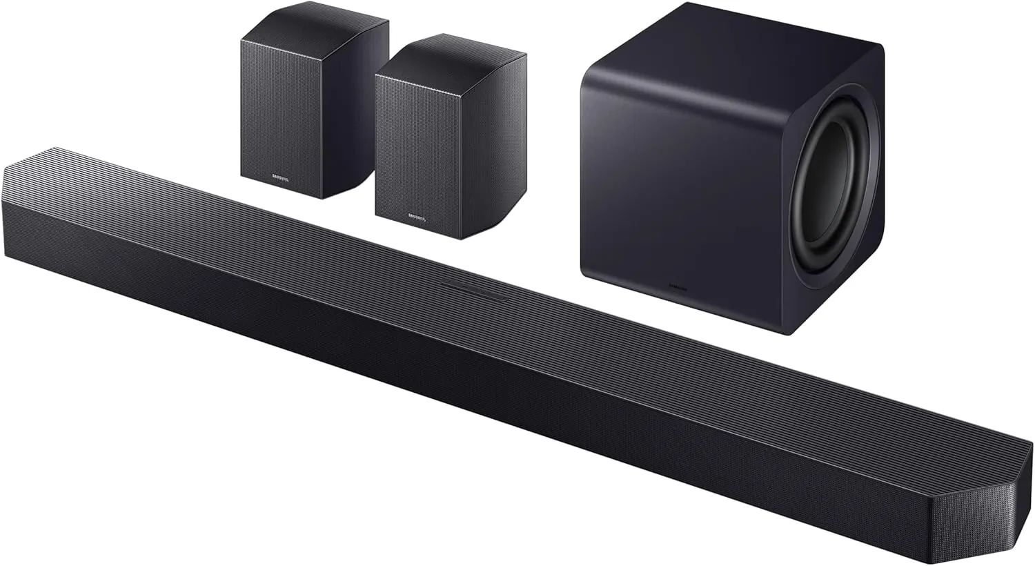 SAMSUNG Q990F 11.1.4ch Q Series Subwoofer   Rear Speaker, Wireless Dolby Atmos, Q-Symphony, Game Mode Pro, Adaptive Sound (HW-Q990F, 2025)