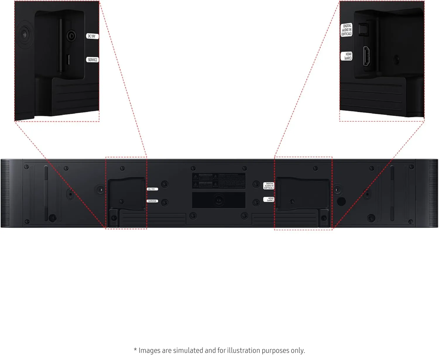 SAMSUNG S60D 5.0ch Soundbar w/Wireless Dolby Atmos Audio, All-in-One Design, Q-Symphony, SpaceFit Sound Pro, Adaptive Sound, Game Mode Pro with Alexa Built-in, HW-S60D/ZA
