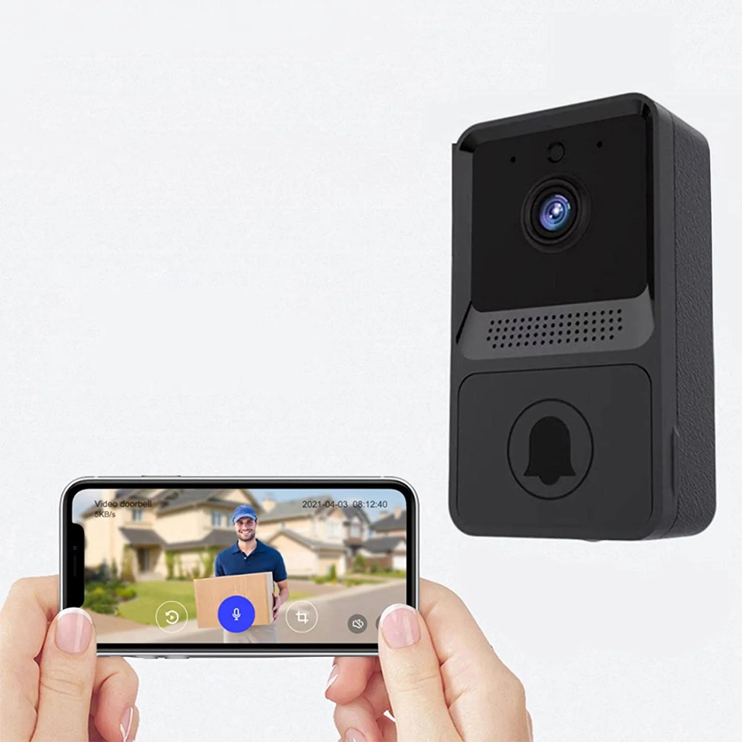 Segasc Wireless WIFI Smart Doorbell with HD Video Camera