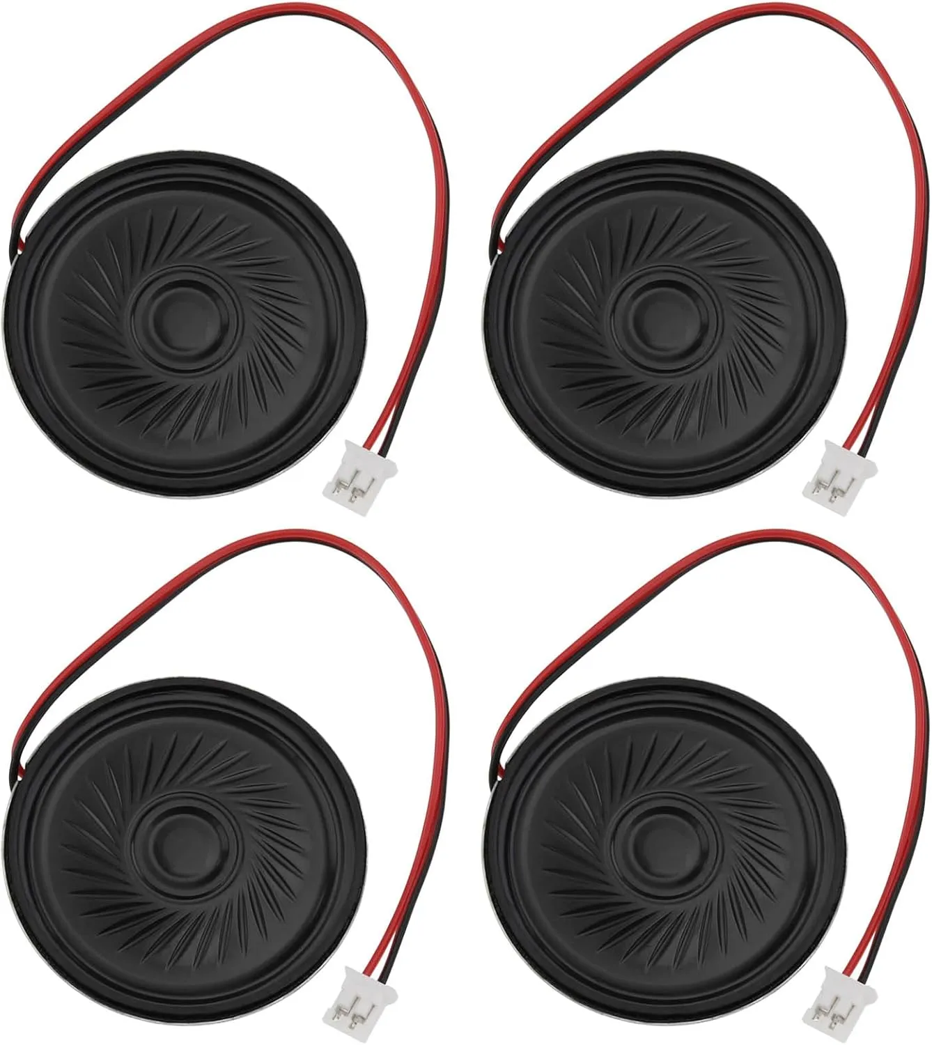 SING F LTD 4Pcs 8 Magnetic Speaker 40mm 2W Mini Speaker with JST-PH Connector Compatible with Raspberry Pi Arduin Cable Length 100mm