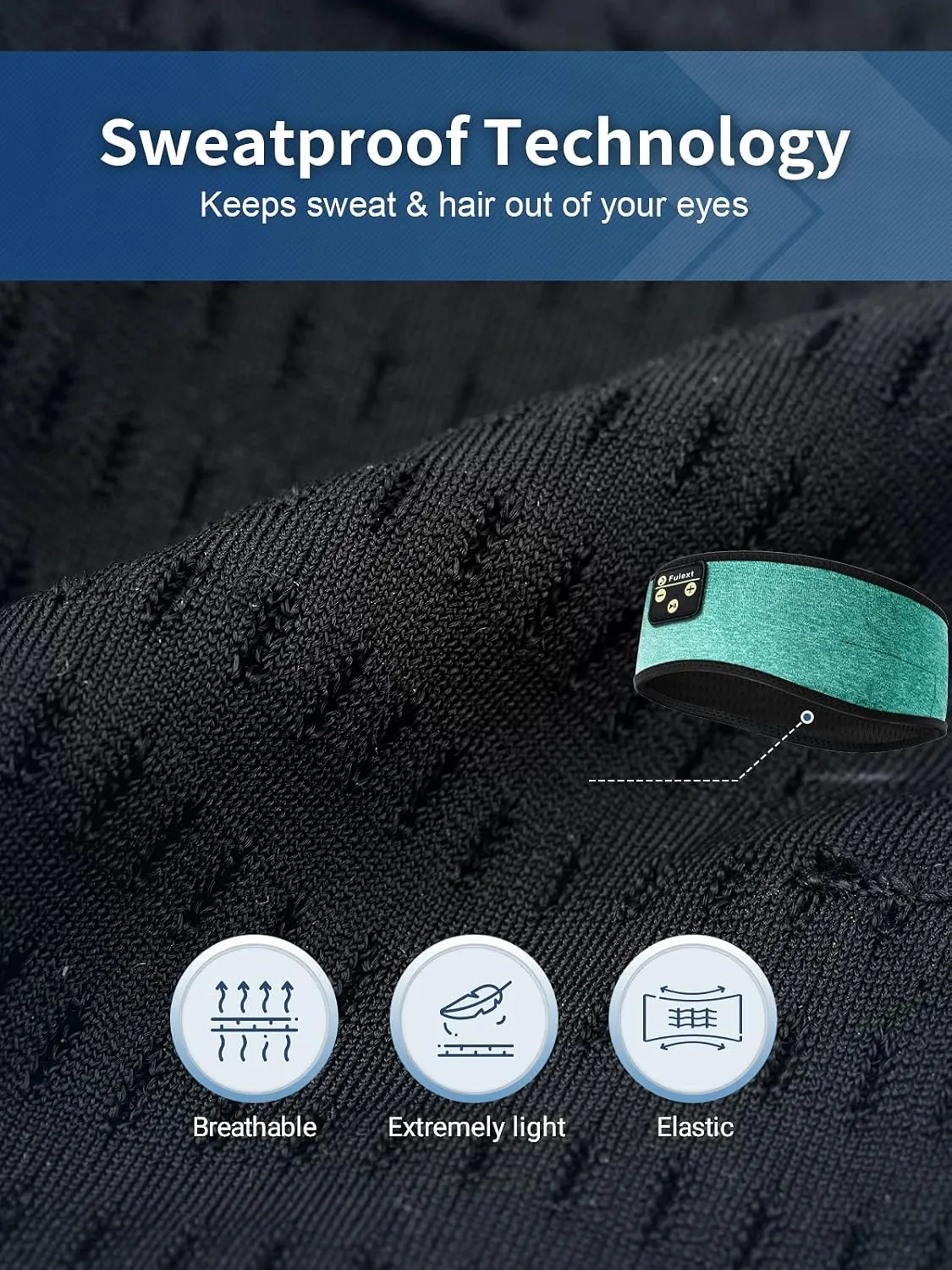Sleep-Headphones-Headband-Bluetooth - Headphones for Sleeping Sleep Mask with Thin HD Stereo Speakers Perfect for Side Sleepers,Insomnia,Sport,Travel Best Gifts for Men Women