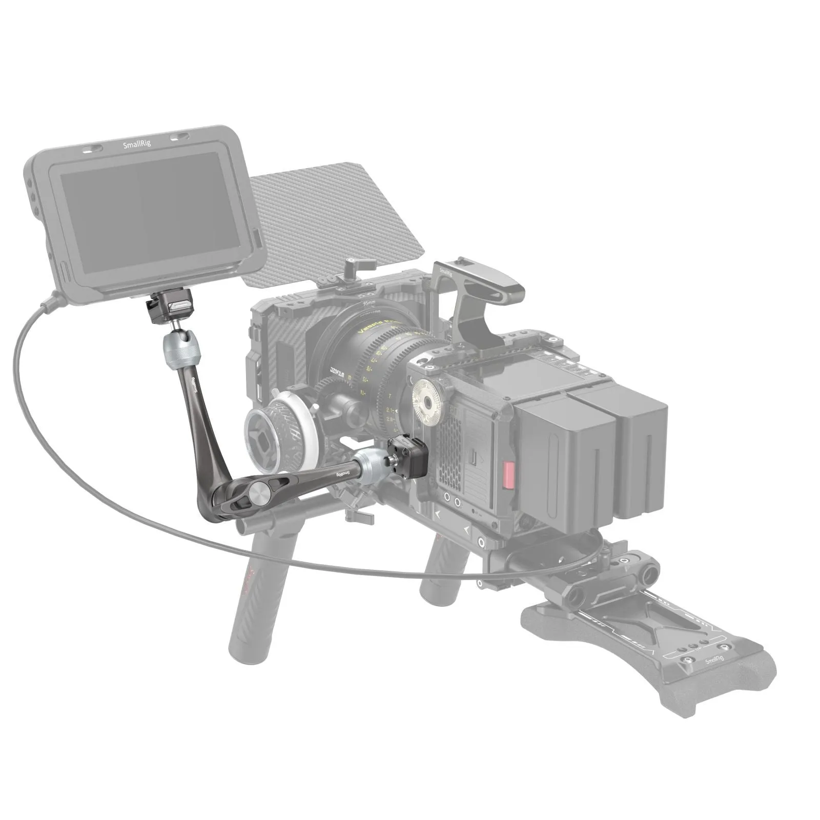 SmallRig 4489 HawkLock H21 Quick Release Rosette Magic Arm (11")
