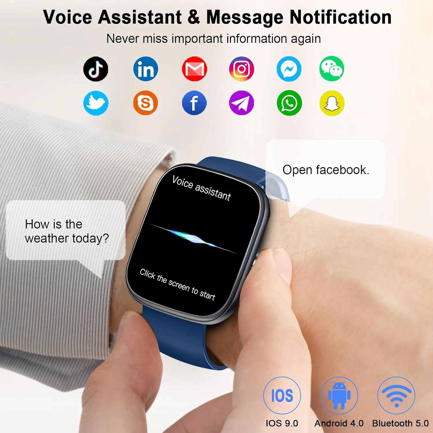 Smart Watch for Men Women (Answer/Make Call), 1.91"HD Smartwatch 2024 Fitness Activity Tracker, 110  Sports IP68 Waterproof, Heart Rate/Sleep Monitor/Pedometer/Calories, Fitness Watch for Android iOS