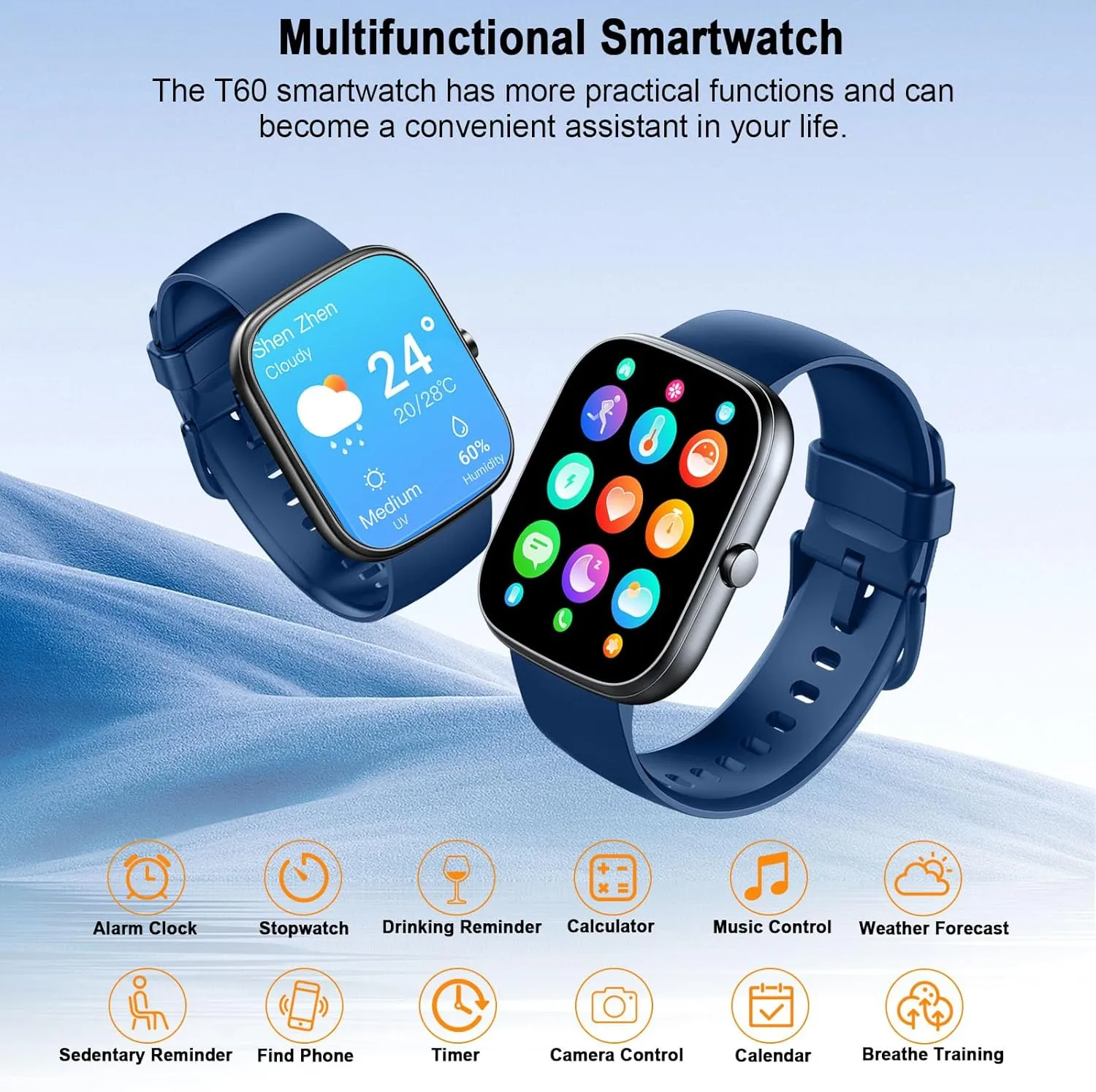 Smart Watch for Men Women (Answer/Make Call), 1.91"HD Smartwatch 2024 Fitness Activity Tracker, 110  Sports IP68 Waterproof, Heart Rate/Sleep Monitor/Pedometer/Calories, Fitness Watch for Android iOS