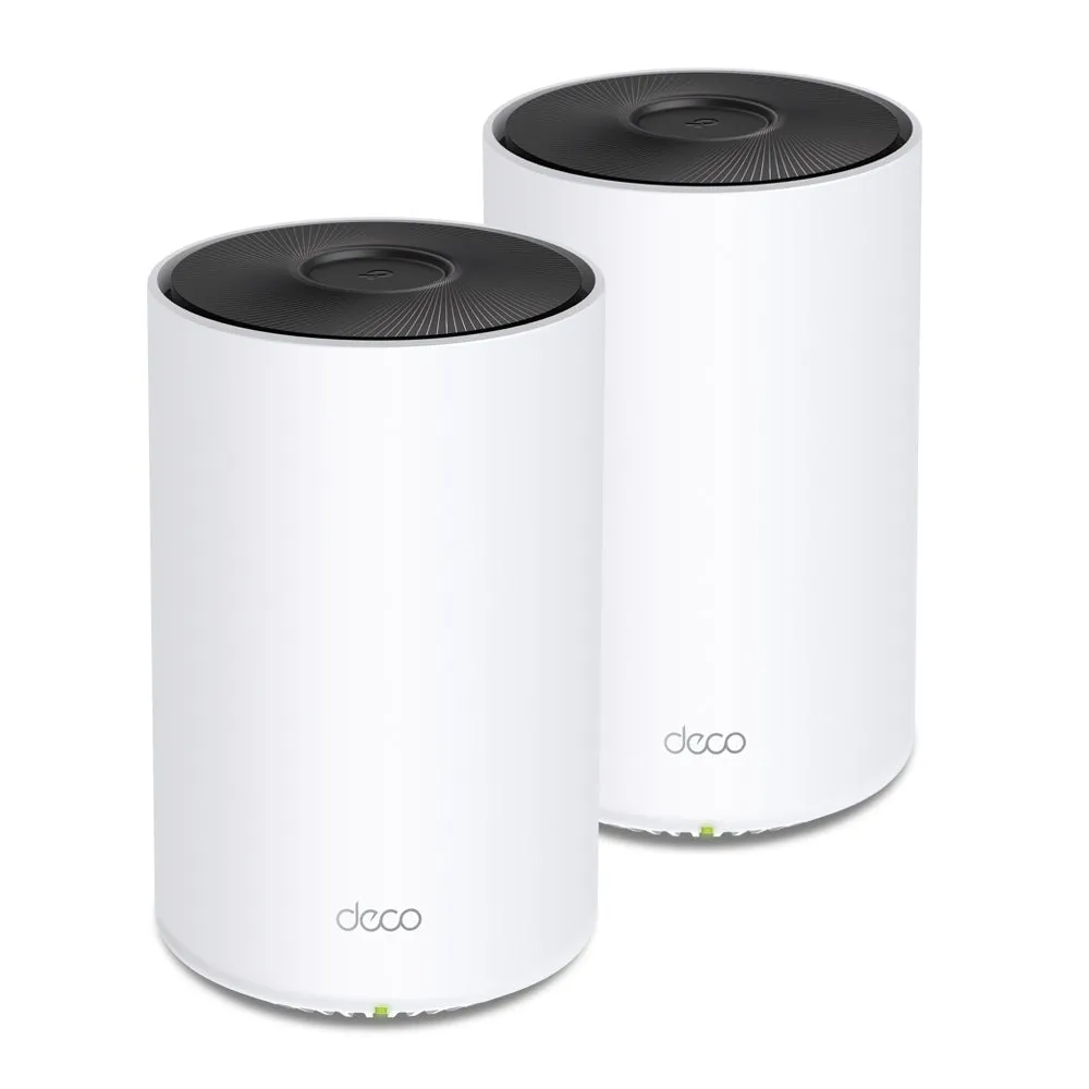 TP-Link Tri-Band Wi-Fi 6 Mesh Router System | 2- Mesh Routers | Coverage up to 5,500 sq. ft. | Deco W7200 (2-Pack) Refurbished