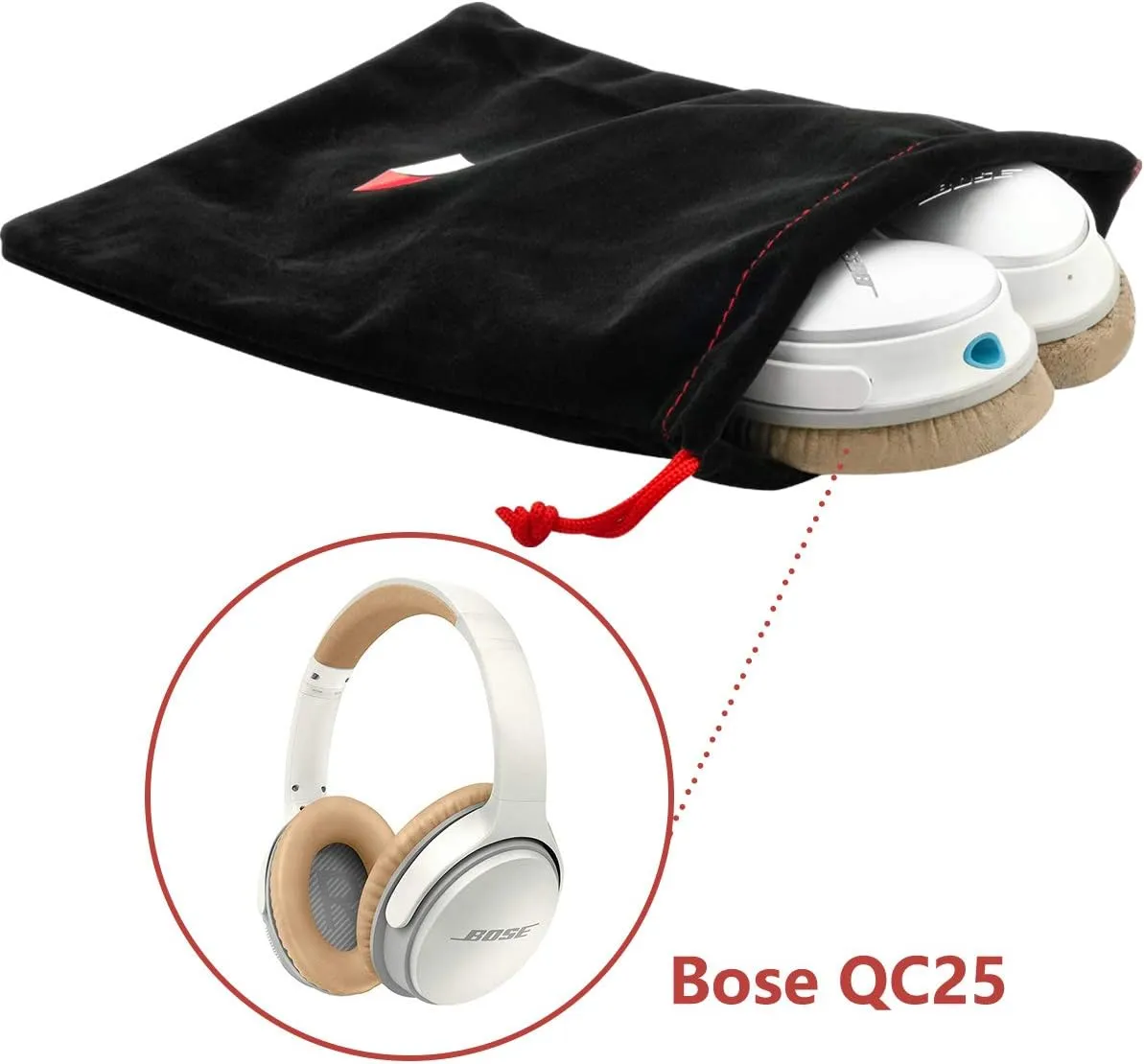 TXEsign Universal Headphone Protection Pouch Bag 11 x 9.25 in (Large)