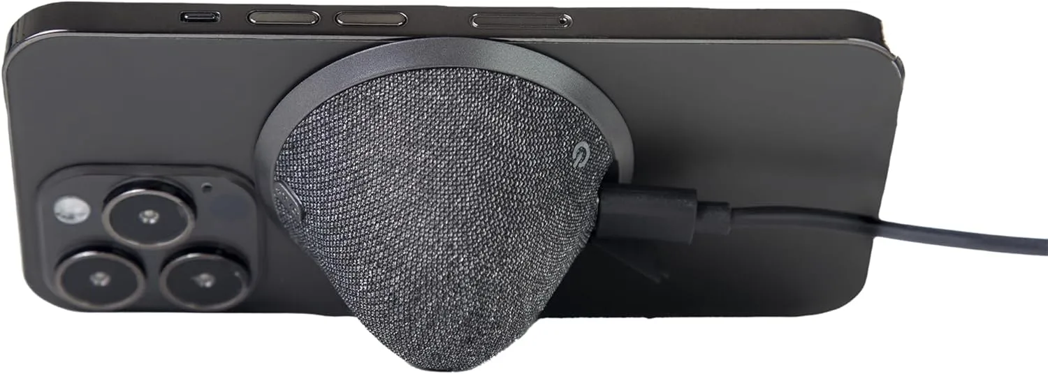 TYLT Bell Portable Magnetic Bluetooth Speaker with Built-in Mic for Compatible with iPhone iPad Google Pixel Samsung Galaxy 2.5 x 1.8 x 1.8 inches Hands-Free Calls Black