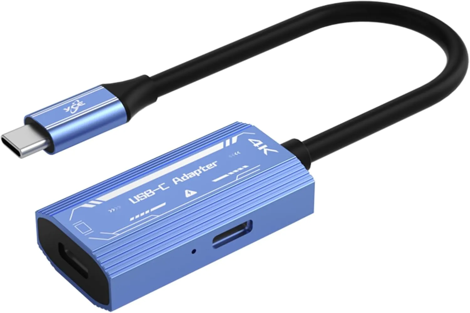 USB c AR/XR Smart Glasses Adapter 4k@60hz100W, Type-c Docking Station for XREAL/Rokid/VITURE/RayNeo VR/XR Glasses, Mobile Tablet, PC, Switch/SteamDeck/ROG Ally/Legion Go.
