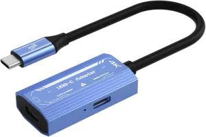 USB c AR/XR Smart Glasses Adapter 4k@60hz100W, Type-c Docking Station for XREAL/Rokid/VITURE/RayNeo VR/XR Glasses, Mobile Tablet, PC, Switch/SteamDeck/ROG Ally/Legion Go.