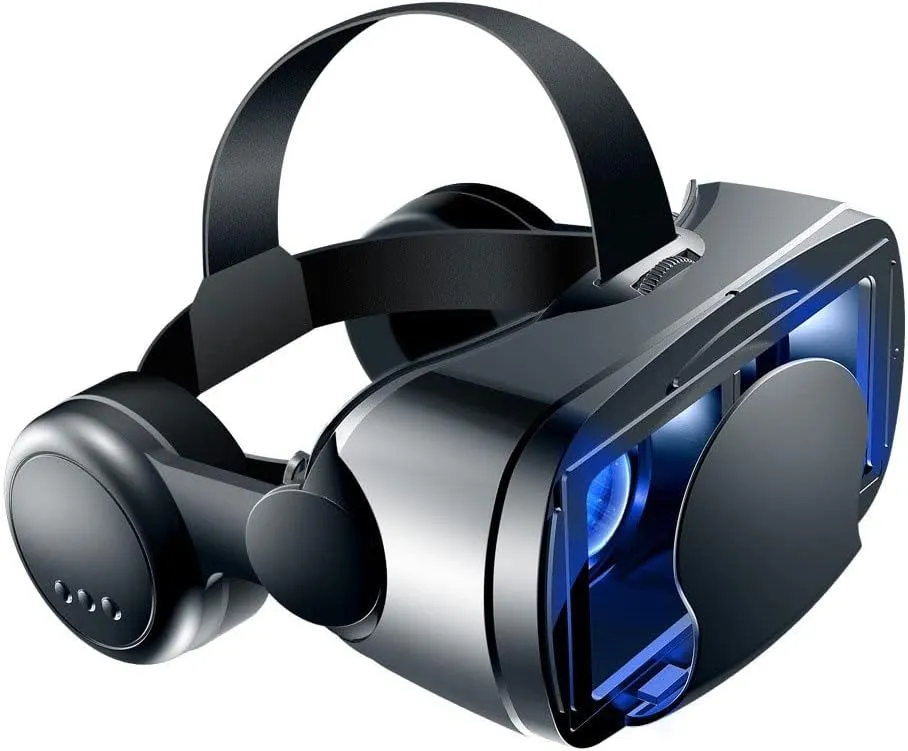Virtual Reality VR Headset 3D Glasses Headset Helmets VR Goggles for TV, Movies & Video Games Compatible iOS, Android &Support 5-7 inch