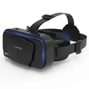 VR SHINECON VR Headset Compatible with iPhone & Android Support 4.7-7.2 inch Version Virtual Reality Glasses Stereo Headphones 3D Glasses Headset Helmets