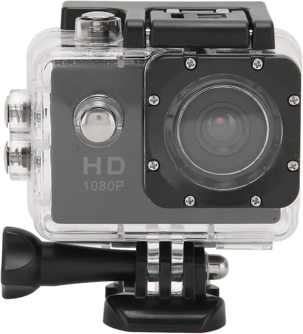 Waterproof Action Camera, HD 1080P Sports Camera with 140 Degree Wide Angle, 2.0 inch 131FT Underwater Camcorder with a 6 Layer Optical Glass Lens for YouTube Vlog Videos