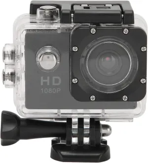 Waterproof Action Camera, HD 1080P Sports Camera with 140 Degree Wide Angle, 2.0 inch 131FT Underwater Camcorder with a 6 Layer Optical Glass Lens for YouTube Vlog Videos