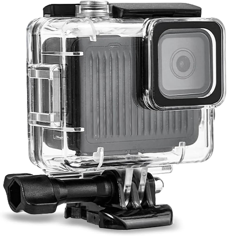 Waterproof Case for GoPro Hero 4K, 196FT/60M Underwater Dive Housing with Accessories - Durable Protective Case for GoPro Hero 4K Action Camera, Snorkeling, Surfing & Extreme Sports