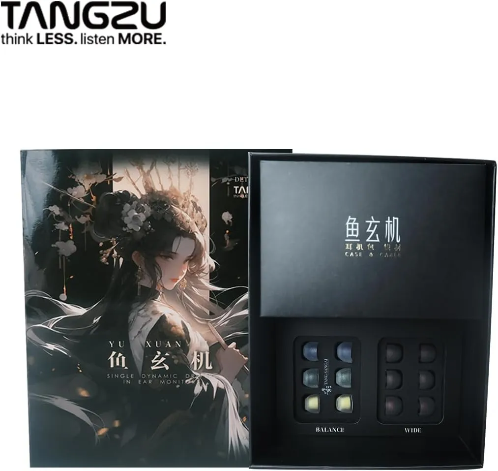 YuXuanJi in Ear Monitors Headphones, Wired Earbuds Earphone with 10mm TPLX Topology Dynamic Driver Zinc Construction, 0.78mm Detachable Cable for IEM, Musician Audiophile, Silver, 4.4mm